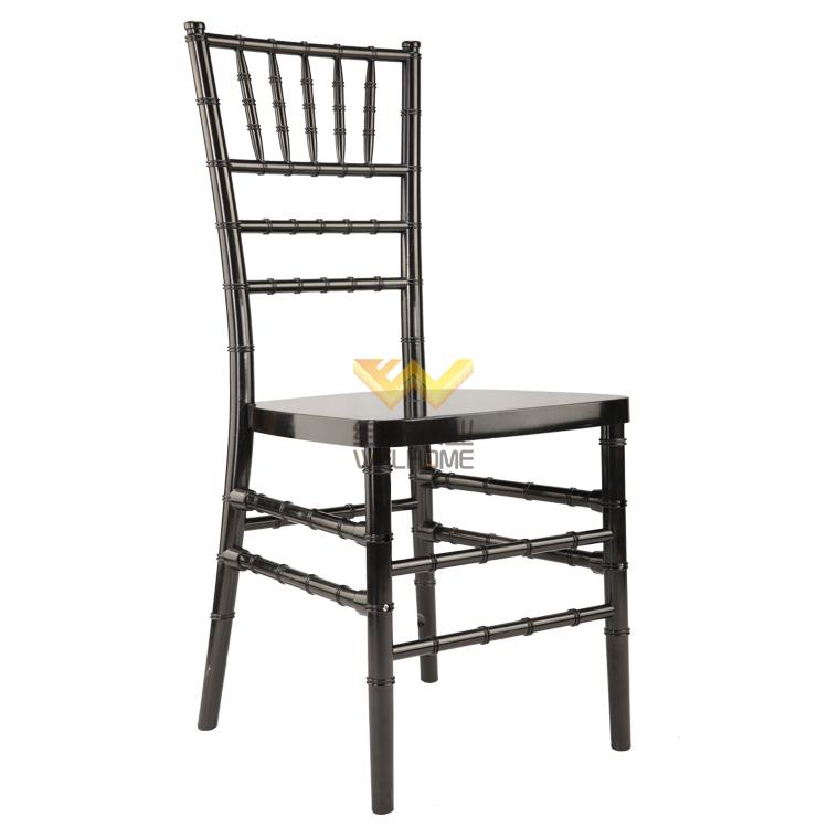 Hotsale Black Plastic chiavari chair for wedding/events